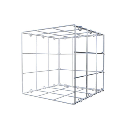 Add-on schanskorf type 2 30 cm x 30 cm x 30 cm (L x H x D), maaswijdte 10 cm x 10 cm, C-ring