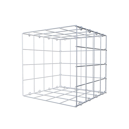 Monteret gabion type 2 40 cm x 40 cm x 40 cm (L x H x D), maskestørrelse 10 cm x 10 cm, C-ring