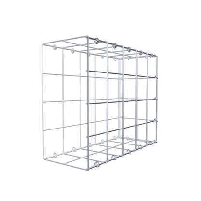 Monteret gabion type 2 50 cm x 40 cm x 20 cm (L x H x D), maskestørrelse 10 cm x 10 cm, C-ring