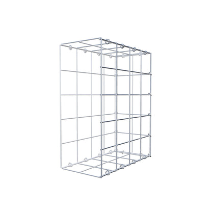 Monteret gabion type 2 50 cm x 40 cm x 20 cm (L x H x D), maskestørrelse 10 cm x 10 cm, C-ring
