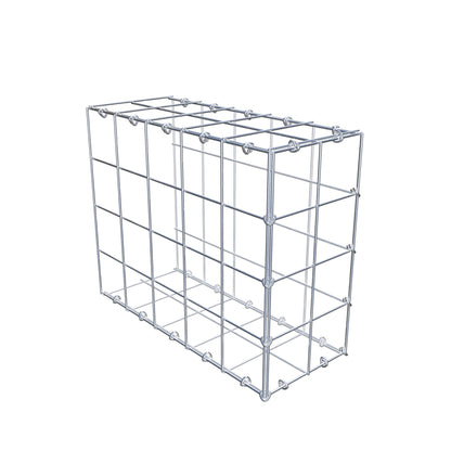 Monteret gabion type 2 50 cm x 40 cm x 20 cm (L x H x D), maskestørrelse 10 cm x 10 cm, C-ring