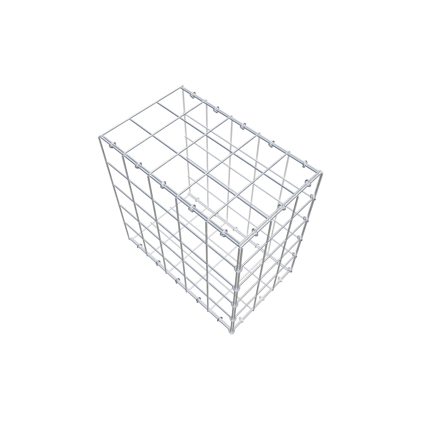 Anbaugabione Typ 2 50 cm x 50 cm x 30 cm (L x H x T), Maschenweite 10 cm x 10 cm, C-Ring