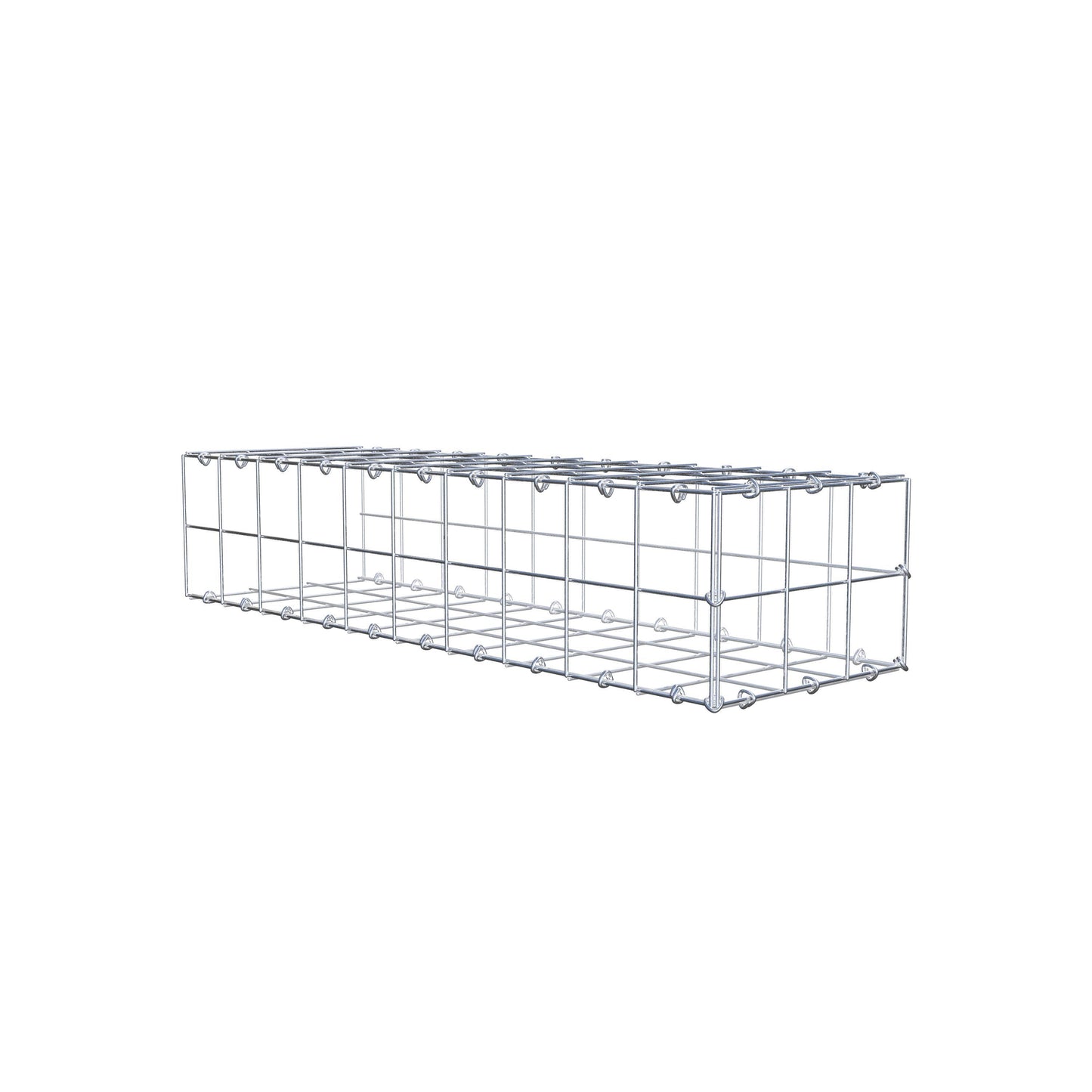 Anbaugabione Typ 2 100 cm x 20 cm x 30 cm (L x H x T), Maschenweite 10 cm x 10 cm, C-Ring