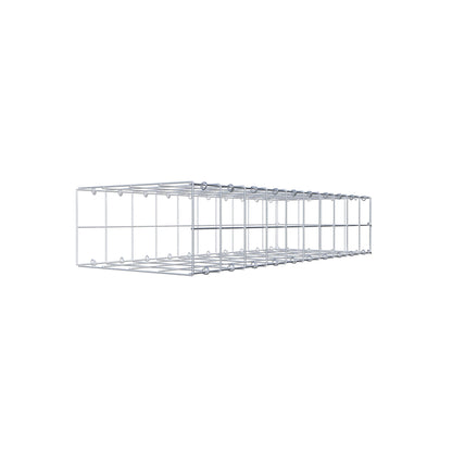 Anbaugabione Typ 2 100 cm x 20 cm x 40 cm (L x H x T), Maschenweite 10 cm x 10 cm, C-Ring