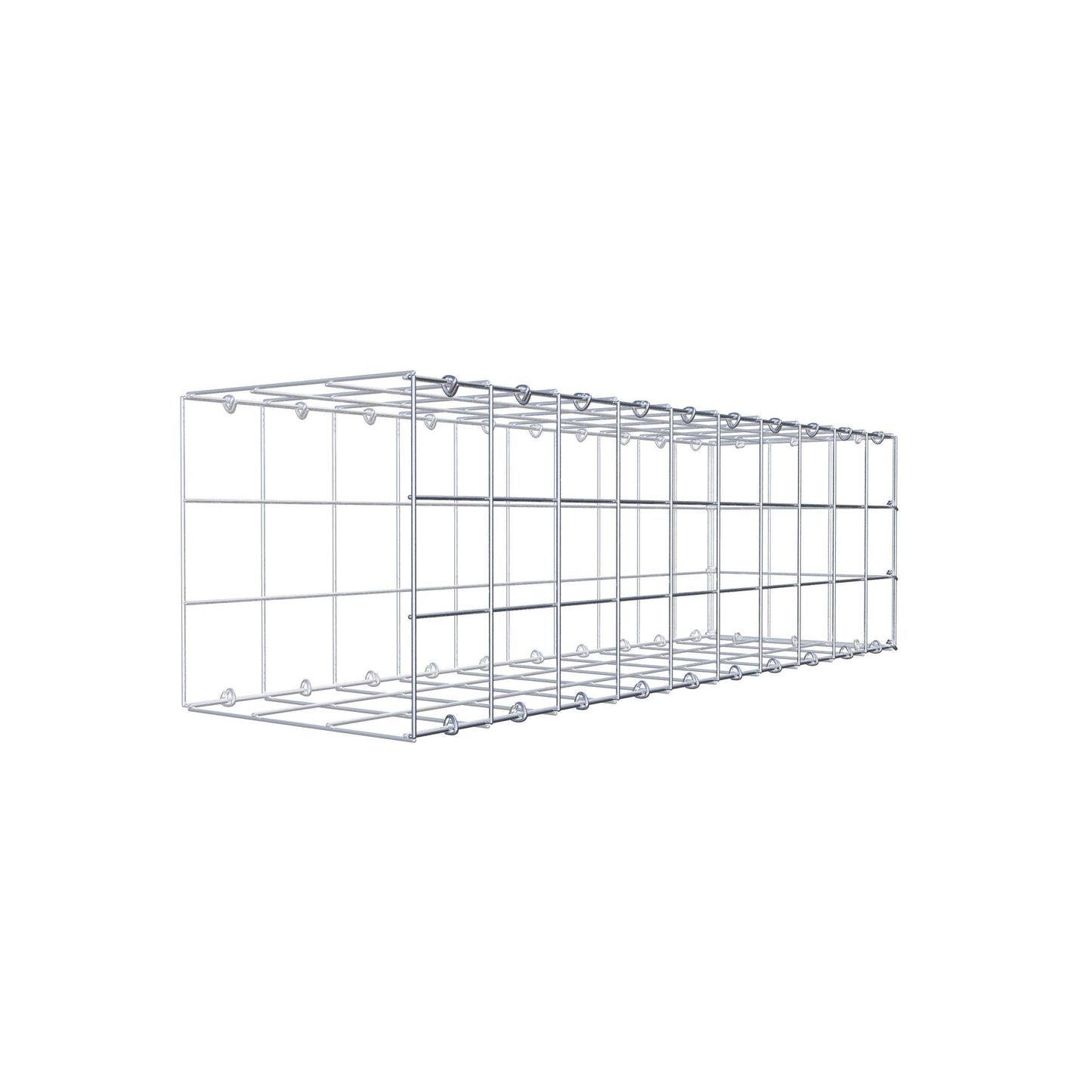 Fourche rapportée type 2 100 cm x 30 cm x 30 cm (L x H x P), mailles 10 cm x 10 cm, anneau C