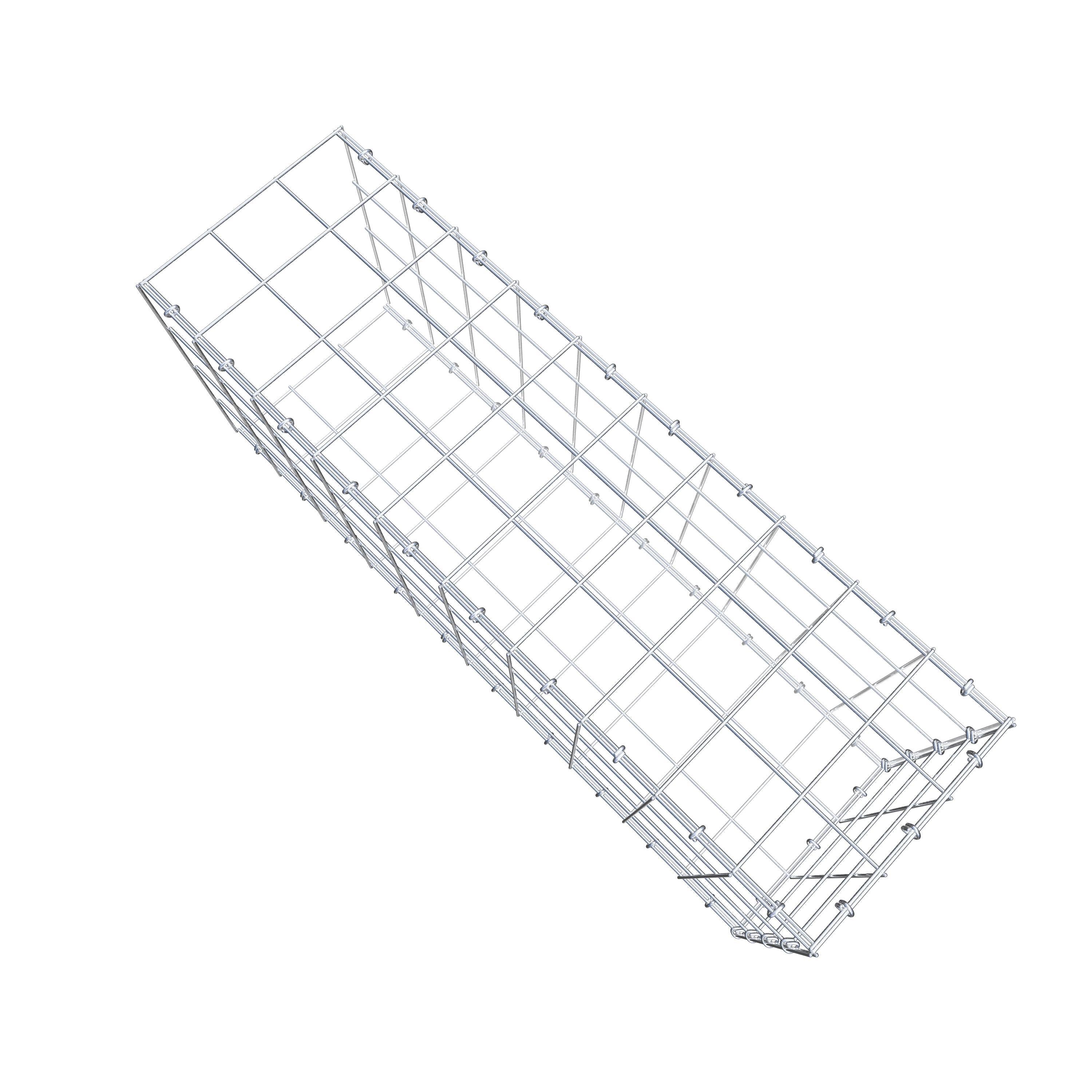 Gabião Tipo 2 100 cm x 40 cm x 30 cm (C x A x P), malhagem 10 cm x 10 cm, anel C