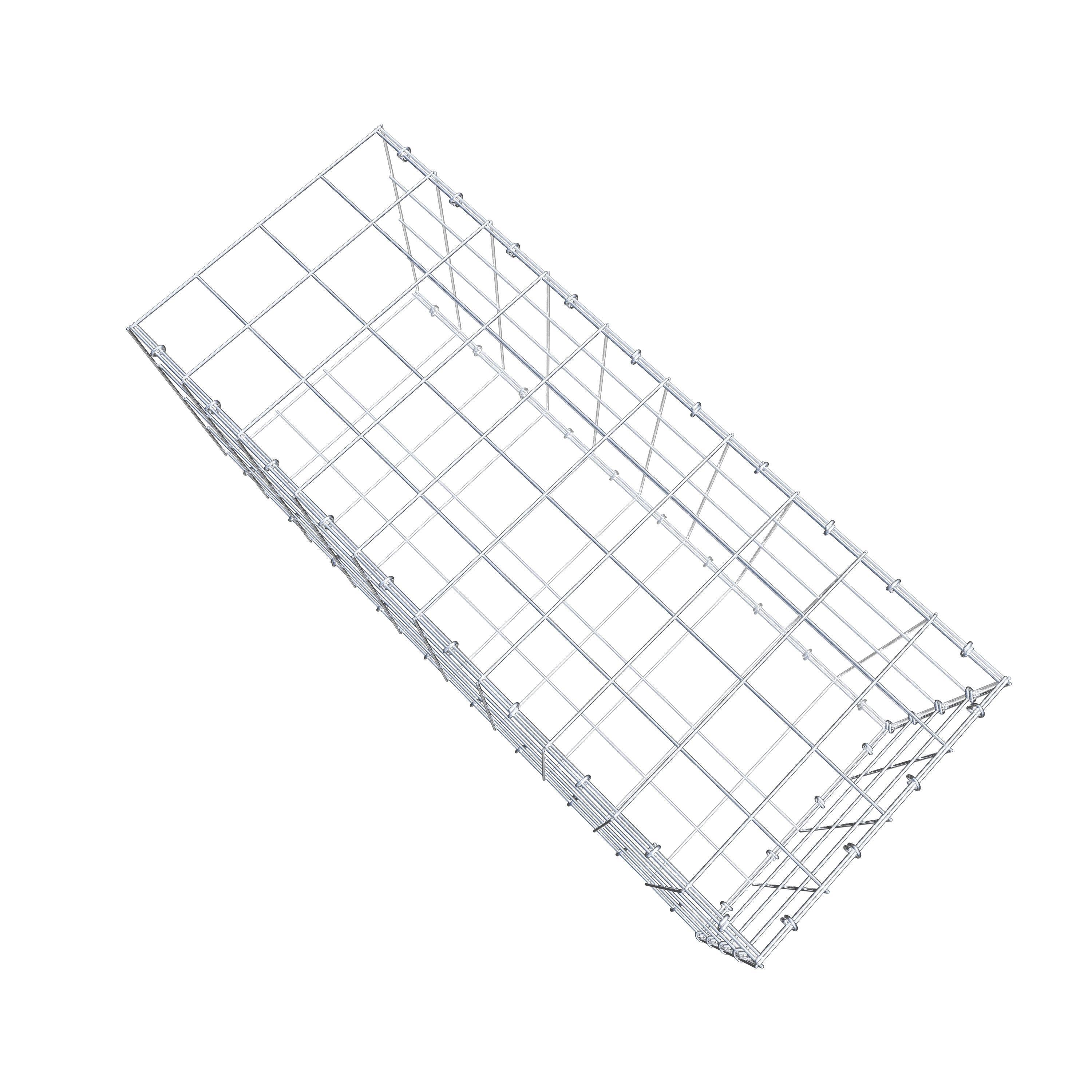 Gabião tipo 2 100 cm x 40 cm x 40 cm (C x A x P), malhagem 10 cm x 10 cm, anel C