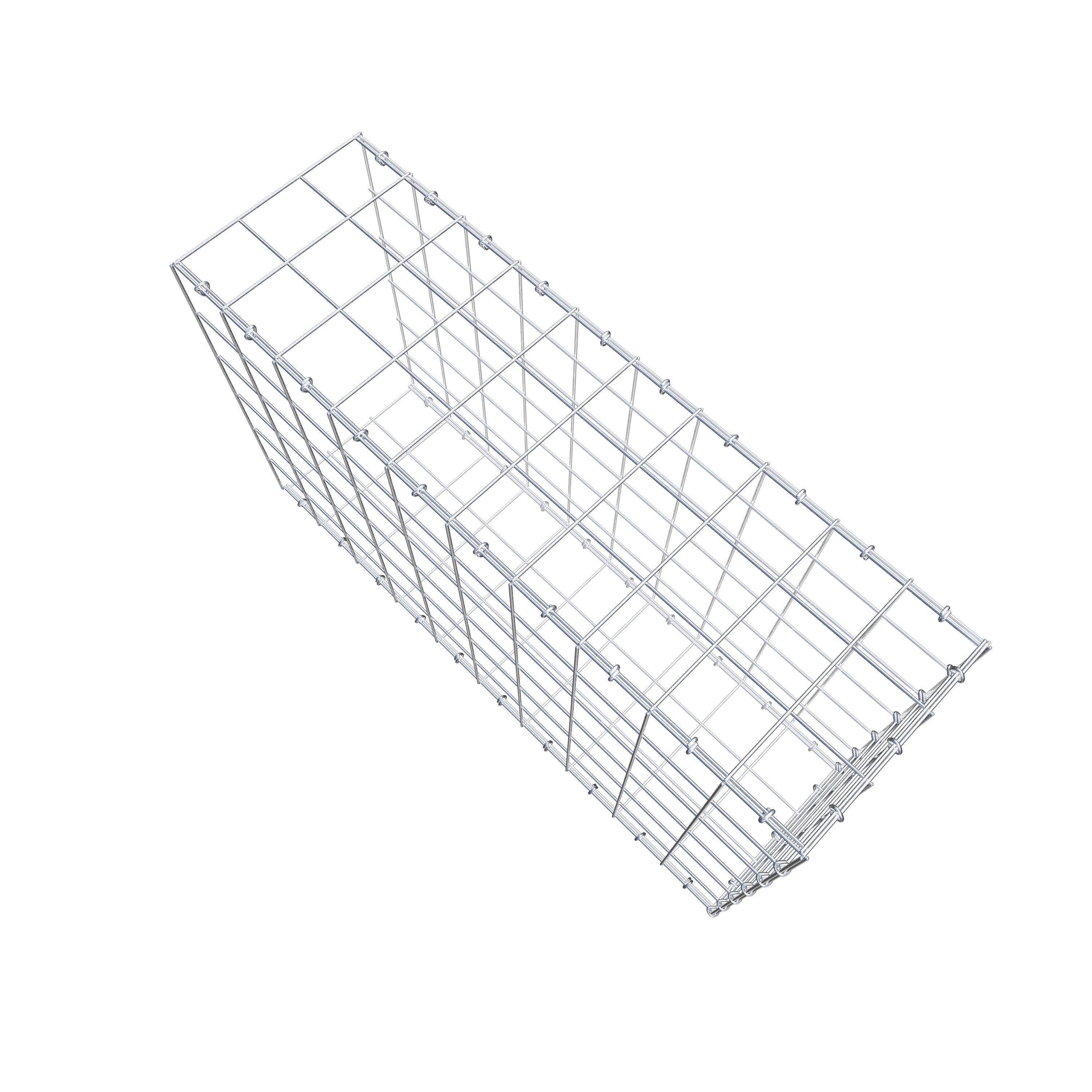 Gabião Tipo 2 100 cm x 60 cm x 30 cm (C x A x P), malhagem 10 cm x 10 cm, anel C