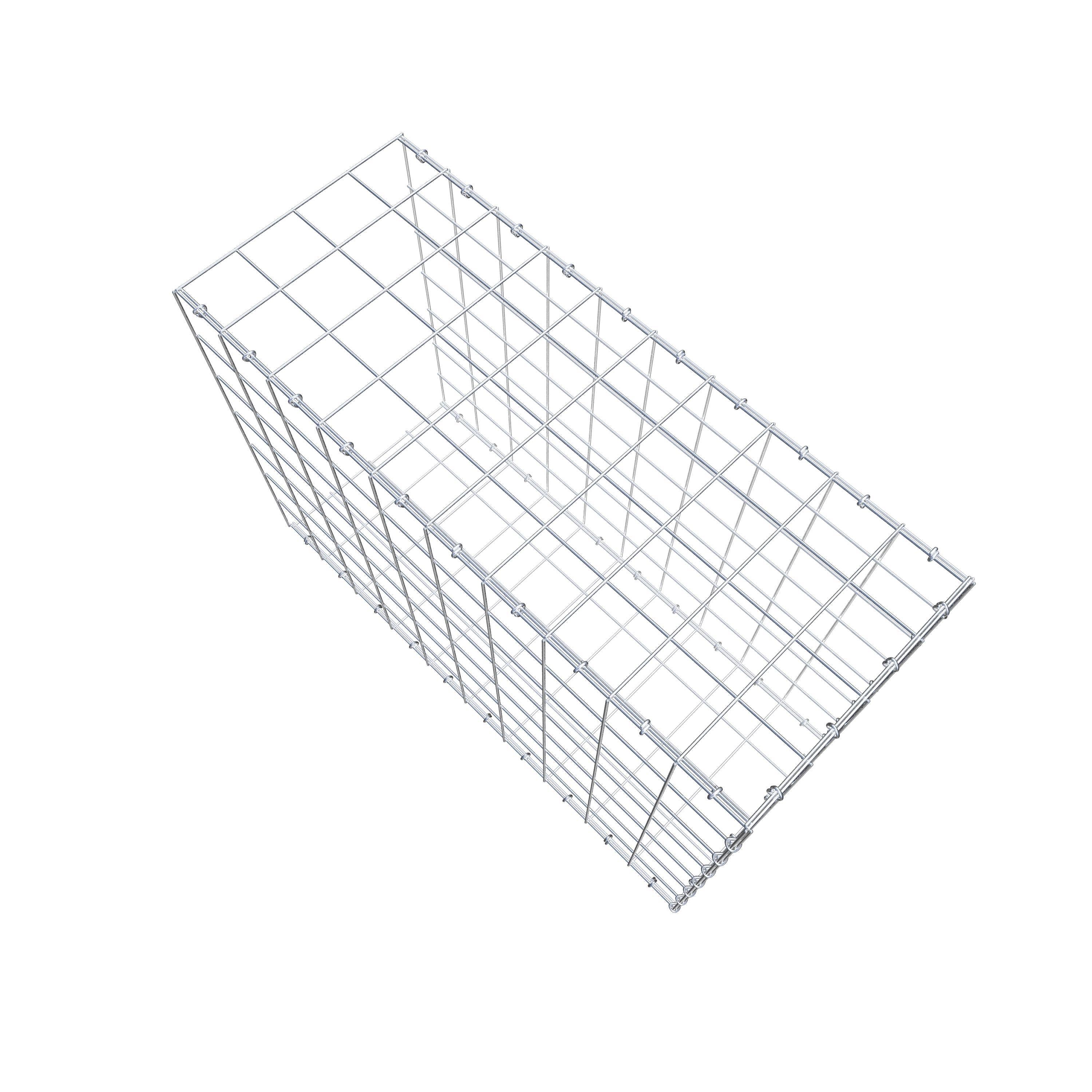 Anbaugabione Typ 2 100 cm x 70 cm x 40 cm (L x H x T), Maschenweite 10 cm x 10 cm, C-Ring