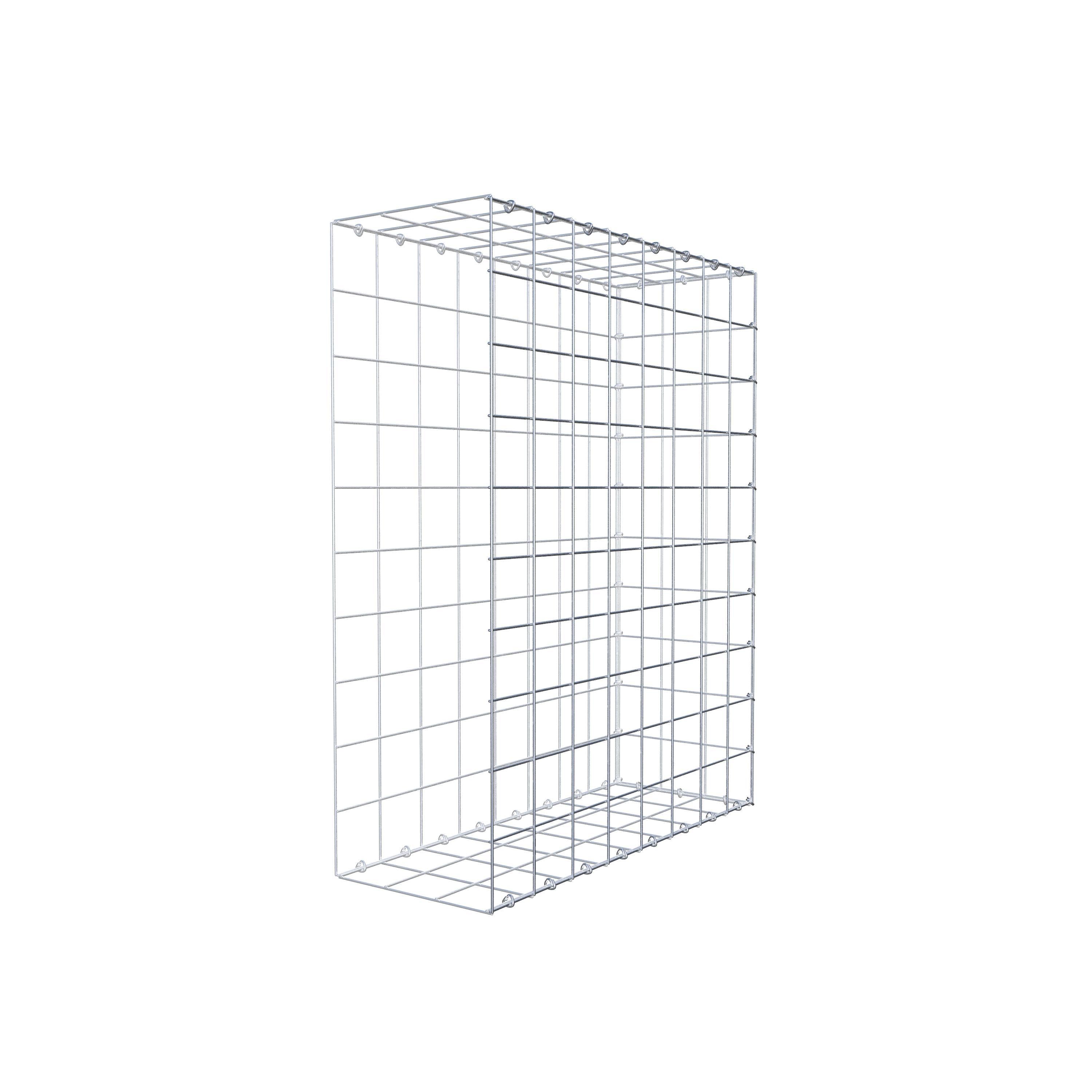 Fourche rapportée type 2 100 cm x 80 cm x 30 cm (L x H x P), mailles 10 cm x 10 cm, anneau C