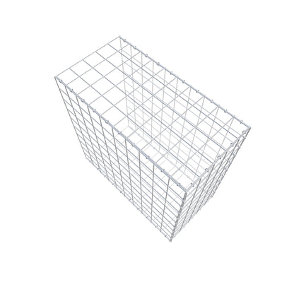 Mounted gabion type 2 100 cm x 100 cm x 50 cm (L x H x D), mesh size 10 cm x 10 cm, C-ring