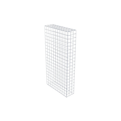 Typ 2 påbyggnadsgabion 200 cm x 100 cm x 30 cm (L x H x D), maskstorlek 10 cm x 10 cm, C-ring