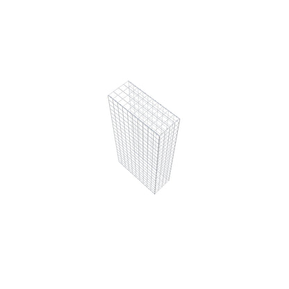 Pile aggiuntivo tipo 2 200 cm x 100 cm x 40 cm (L x H x P), maglia 10 cm x 10 cm, anello a C