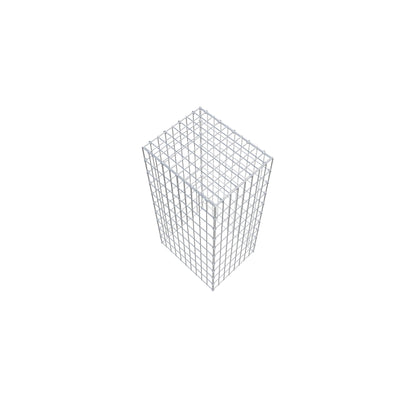 Anbaugabione Typ 3 100 cm x 50 cm x 40 cm (L x H x T), Maschenweite 5 cm x 10 cm, C-Ring