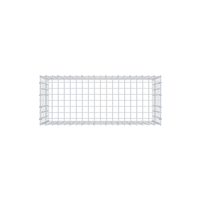 Anbaugabione Typ 3 100 cm x 50 cm x 40 cm (L x H x T), Maschenweite 5 cm x 10 cm, C-Ring
