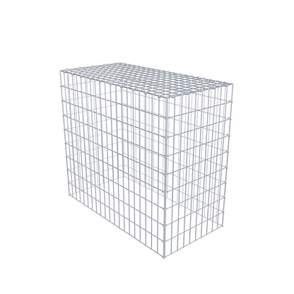 Monteret gabion type 3 100 cm x 90 cm x 50 cm (L x H x D), maskestørrelse 5 cm x 10 cm, C-ring