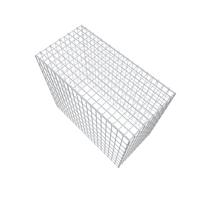 Monteret gabion type 3 100 cm x 90 cm x 50 cm (L x H x D), maskestørrelse 5 cm x 10 cm, C-ring