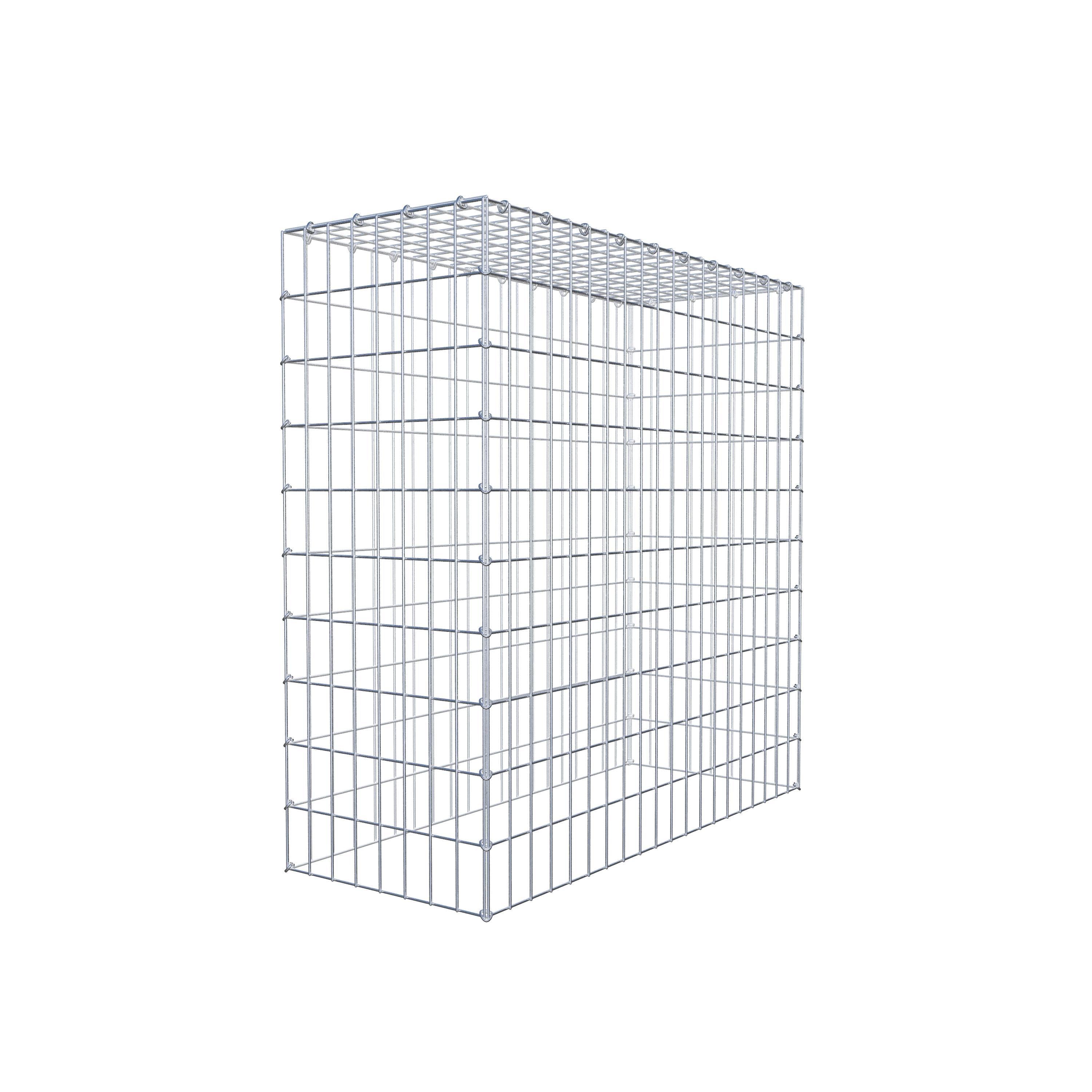 Gabião Tipo 3 100 cm x 100 cm x 40 cm (C x A x P), malhagem 5 cm x 10 cm, anel C