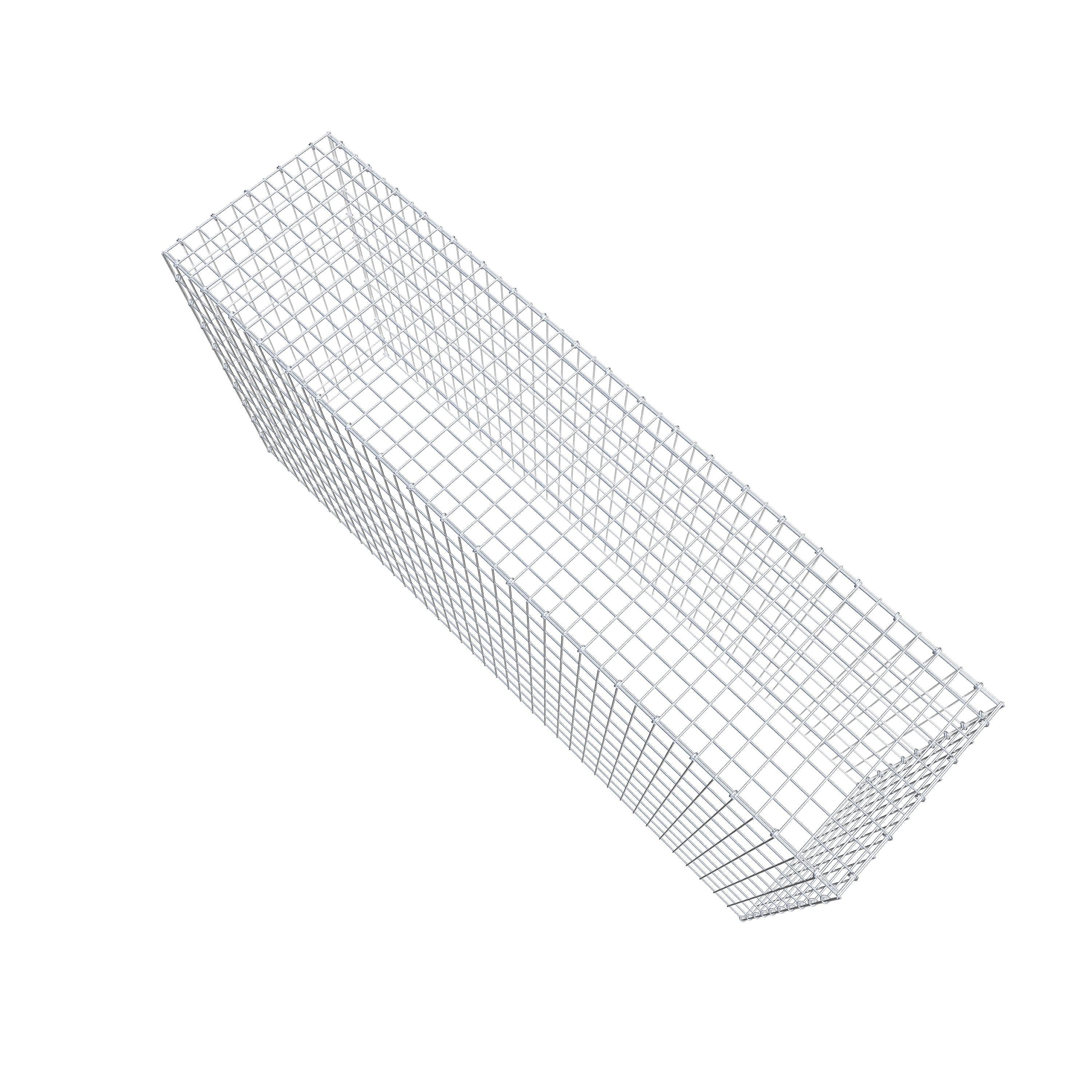 Pile aggiuntivo tipo 3 200 cm x 100 cm x 50 cm (L x H x P), maglia 5 cm x 10 cm, anello a C