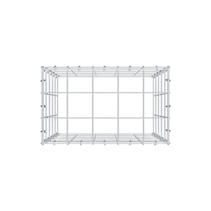 Pila adicional tipo 3 50 cm x 50 cm x 30 cm (L x A x P), malla 10 cm x 10 cm, anillo en C