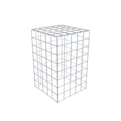 Anbaugabione Typ 3 80 cm x 50 cm x 50 cm (L x H x T), Maschenweite 10 cm x 10 cm, C-Ring