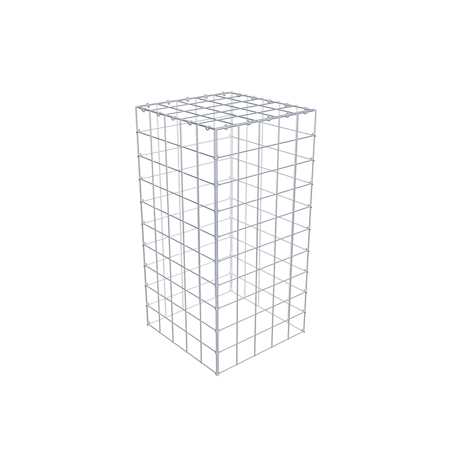 Anbaugabione Typ 3 100 cm x 50 cm x 50 cm (L x H x T), Maschenweite 10 cm x 10 cm, C-Ring