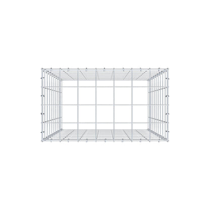 Anbaugabione Typ 3 100 cm x 70 cm x 40 cm (L x H x T), Maschenweite 10 cm x 10 cm, C-Ring