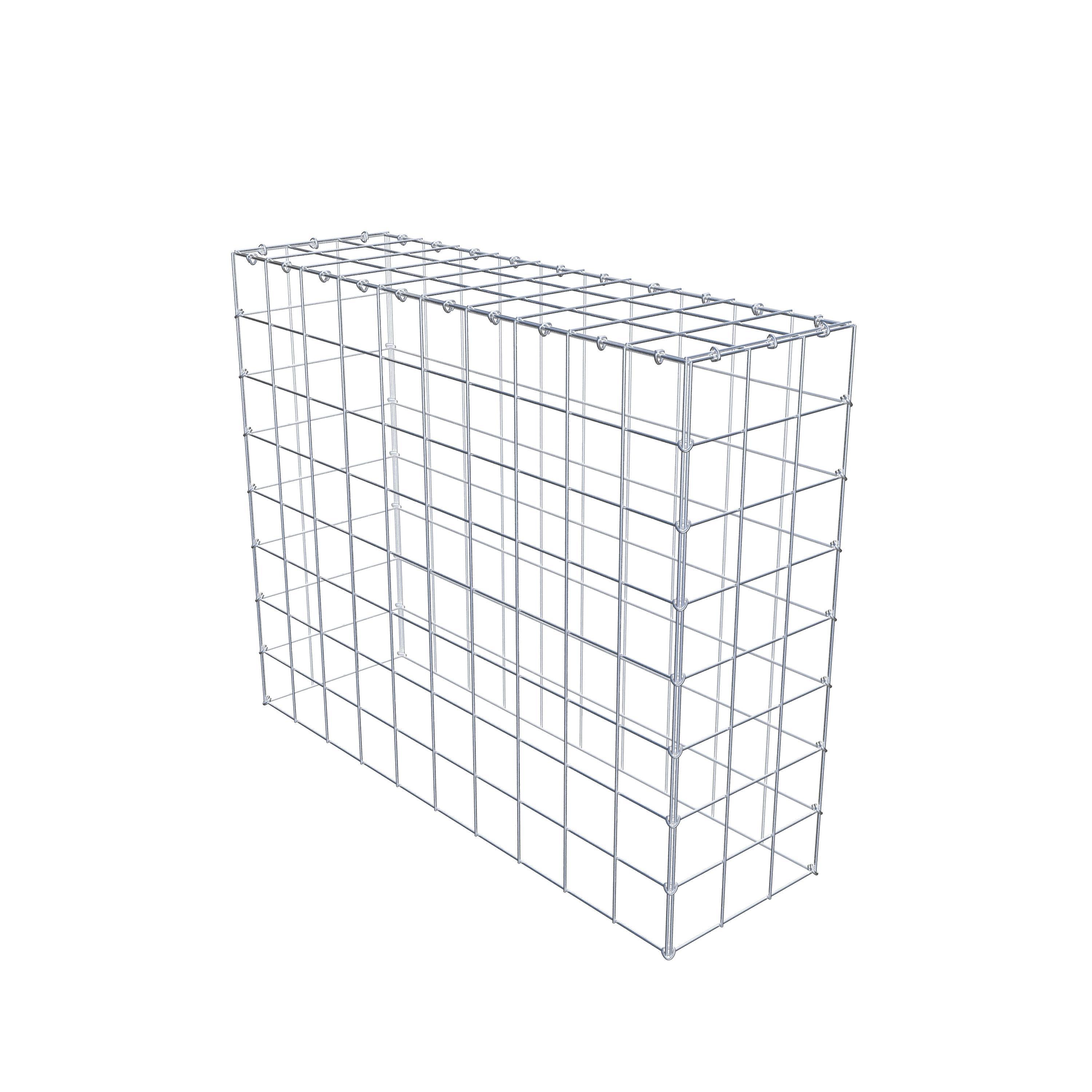 Gabião Tipo 3 100 cm x 80 cm x 30 cm (C x A x P), malhagem 10 cm x 10 cm, anel C