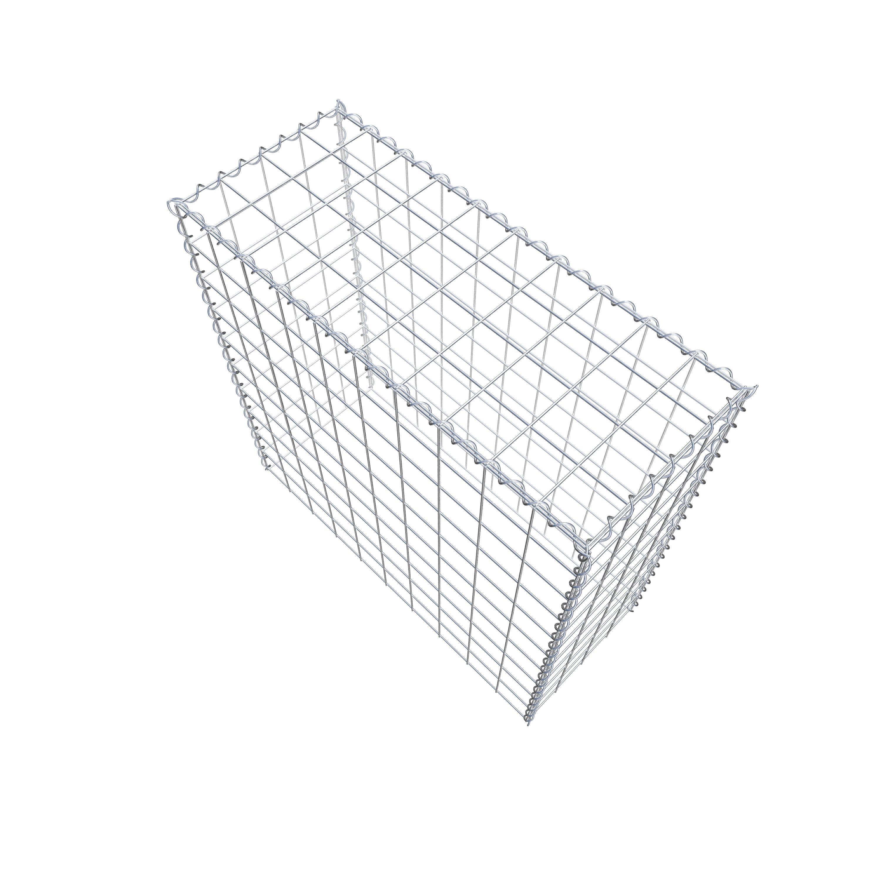 Grown-on gabion type 3 100 cm x 100 cm x 40 cm (L x H x D), mesh size 10 cm x 10 cm, spiral