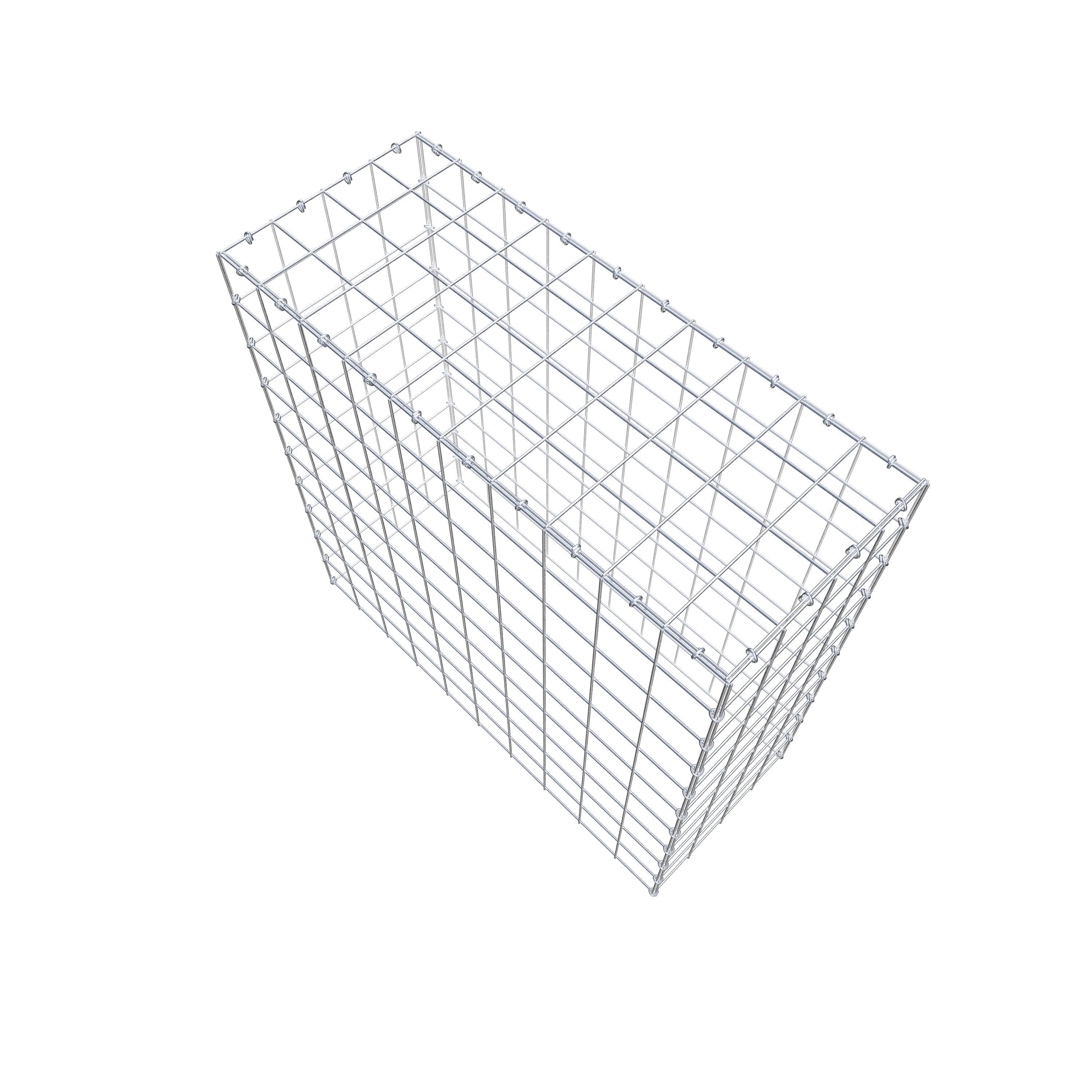 Anbaugabione Typ 3 100 cm x 100 cm x 40 cm (L x H x T), Maschenweite 10 cm x 10 cm, C-Ring