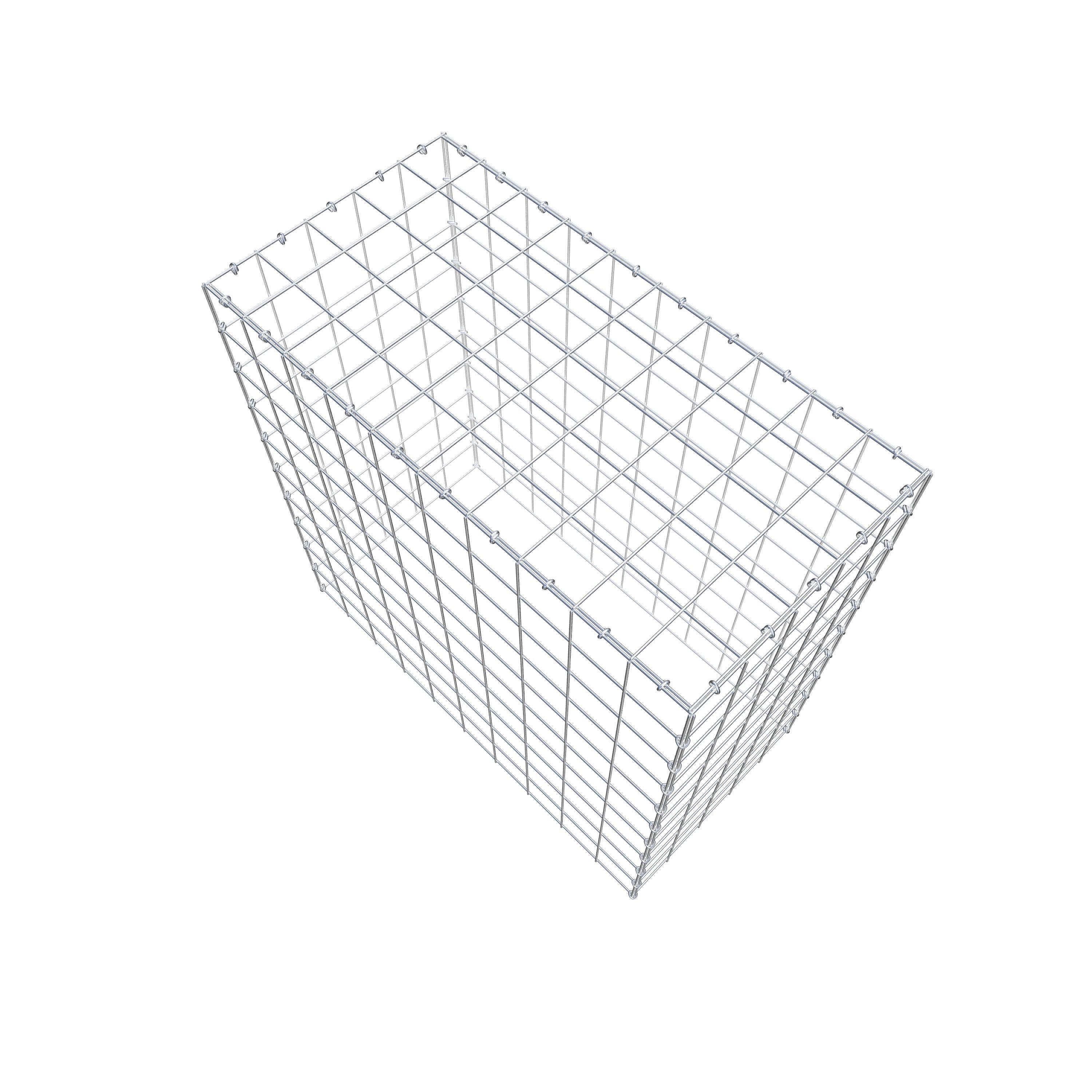 Gabião Tipo 3 100 cm x 100 cm x 50 cm (C x A x P), malhagem 10 cm x 10 cm, anel C