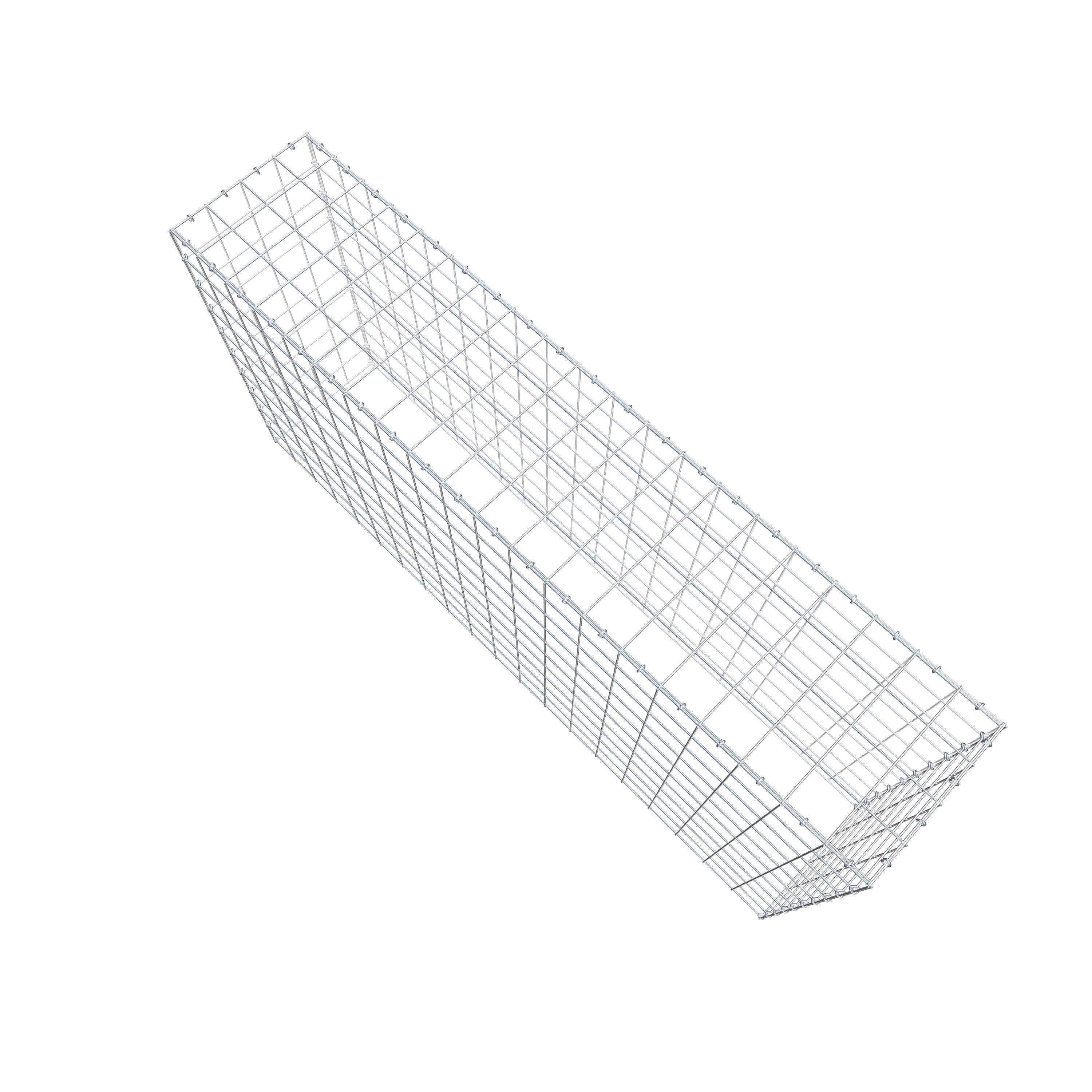 Anbaugabione Typ 3 200 cm x 100 cm x 40 cm (L x H x T), Maschenweite 10 cm x 10 cm, C-Ring