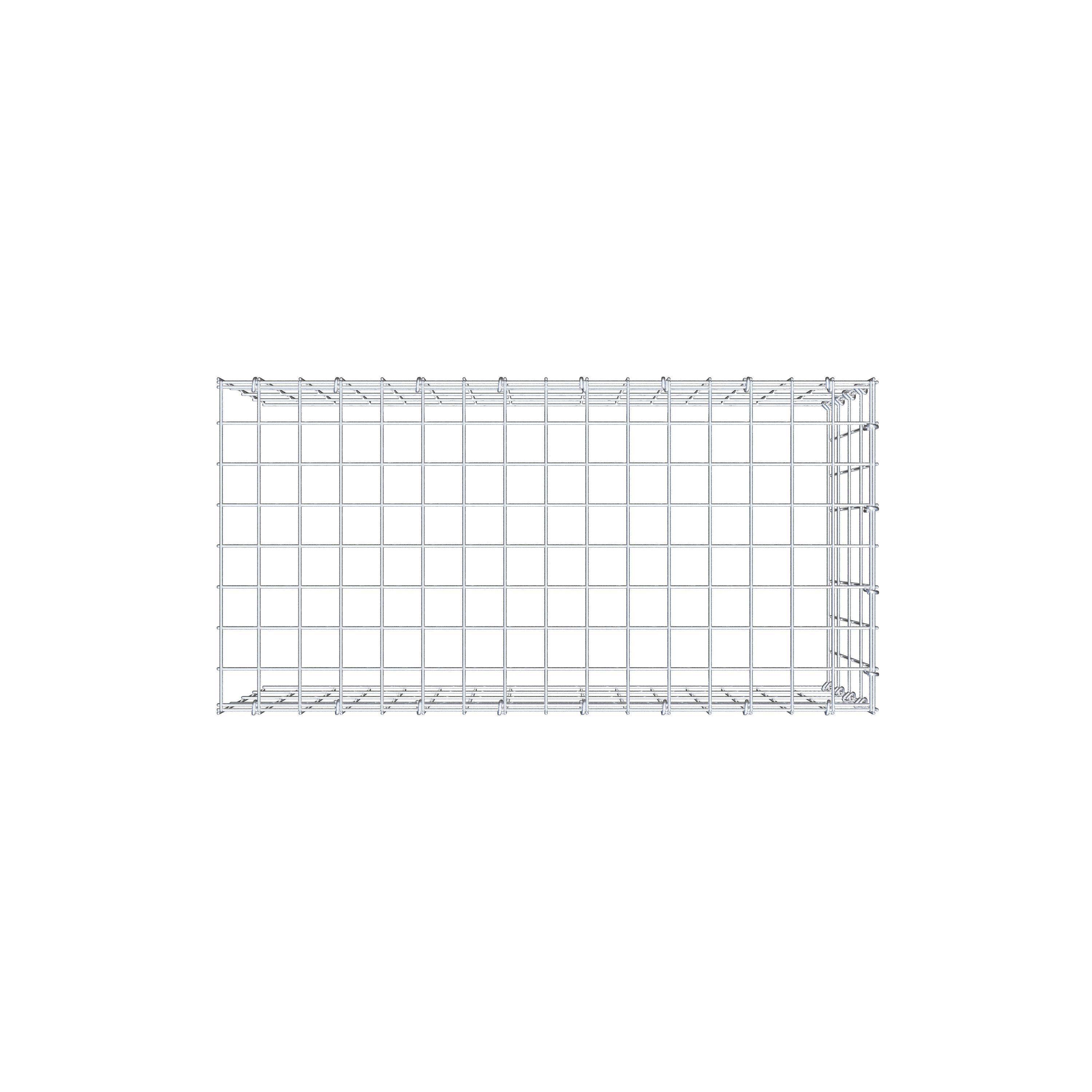 Pile aggiuntivo tipo 4 80 cm x 40 cm x 40 cm (L x H x P), maglia 5 cm x 10 cm, anello a C