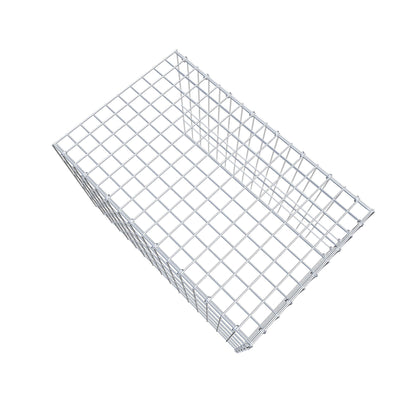 Monteret gabion type 4 80 cm x 50 cm x 50 cm (L x H x D), maskestørrelse 5 cm x 10 cm, C-ring