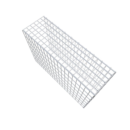 Mounted gabion type 4 100 cm x 70 cm x 30 cm (L x H x D), mesh size 5 cm x 10 cm, C-ring