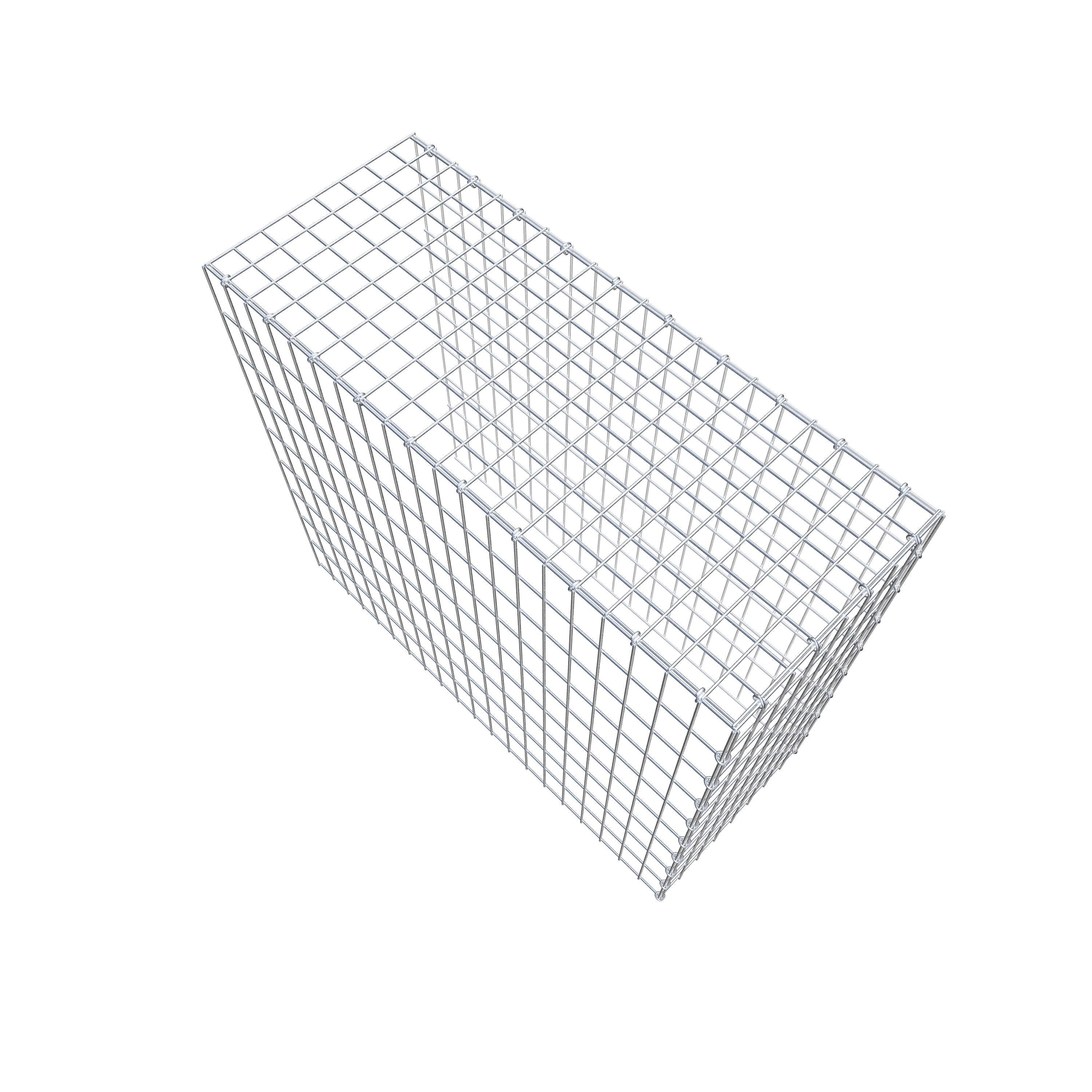 Gabião Tipo 4 100 cm x 90 cm x 40 cm (C x A x P), malhagem 5 cm x 10 cm, anel C