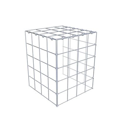 Gabião Tipo 4 50 cm x 40 cm x 40 cm (C x A x P), malhagem 10 cm x 10 cm, anel C