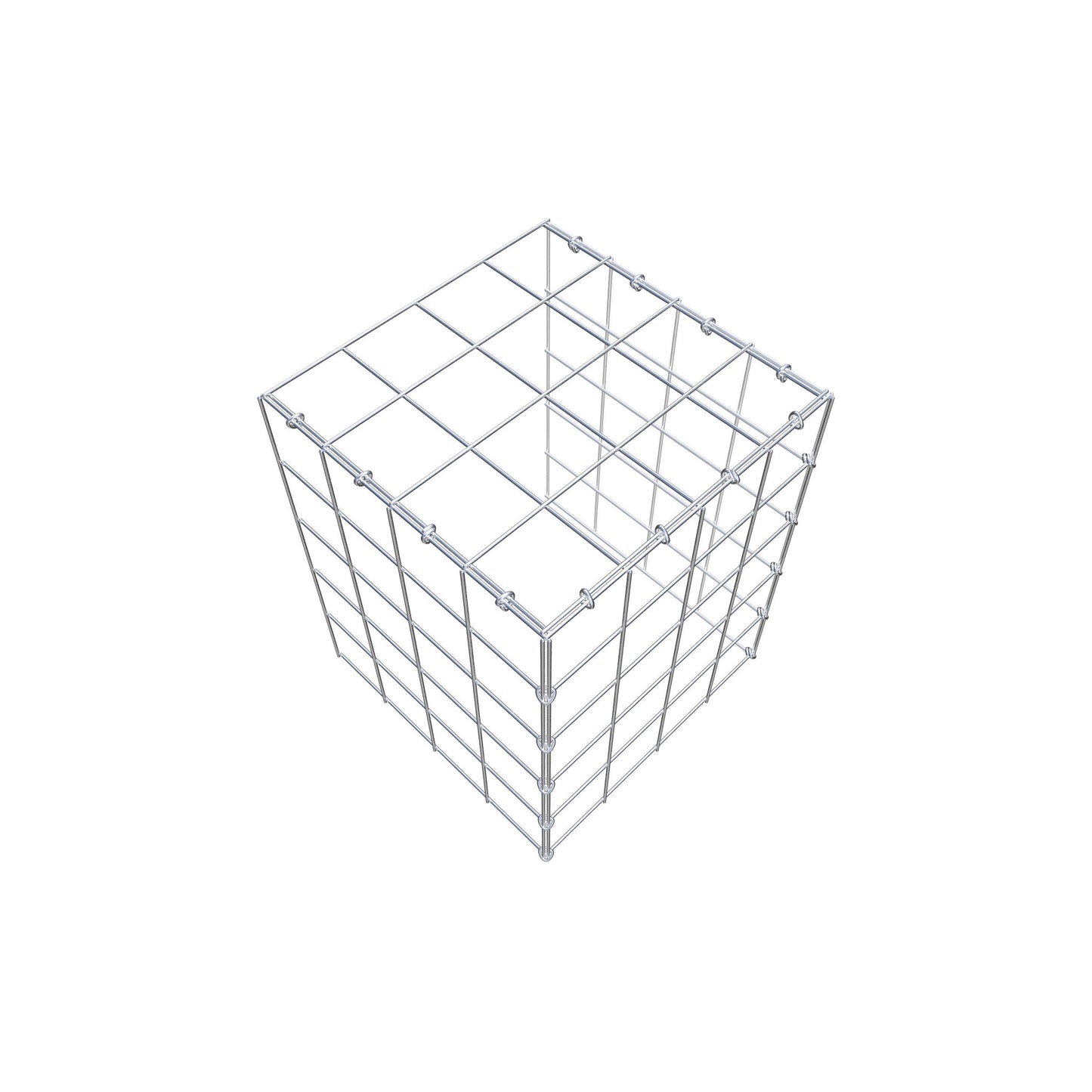 Gabião Tipo 4 50 cm x 40 cm x 40 cm (C x A x P), malhagem 10 cm x 10 cm, anel C