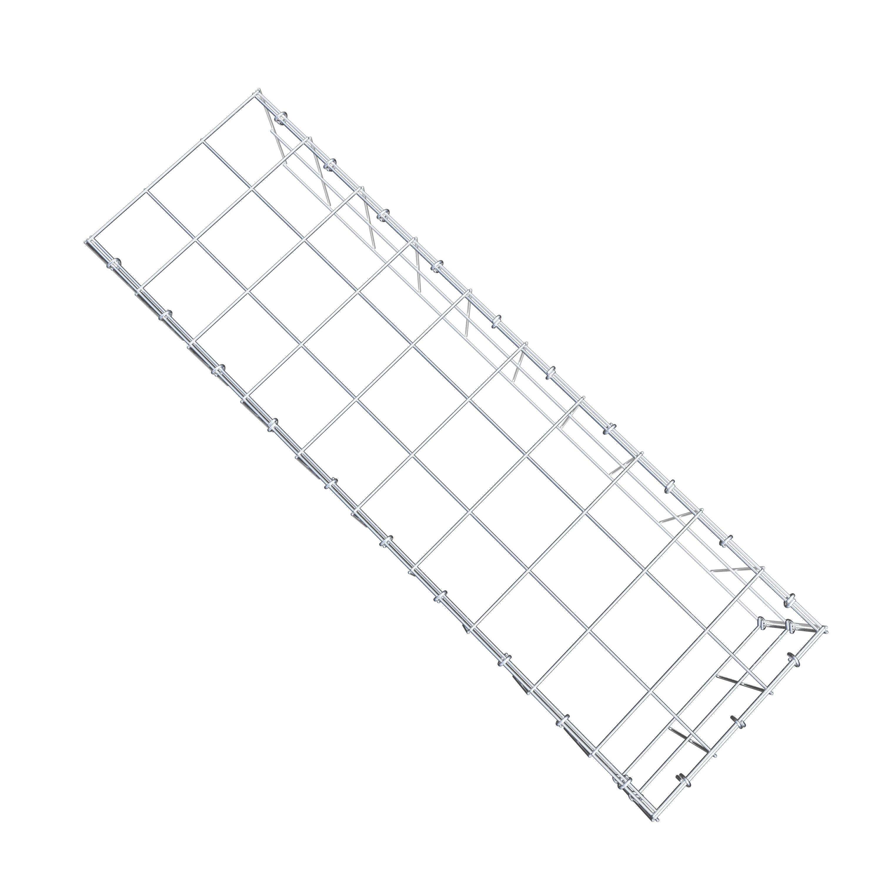 Anbaugabione Typ 4 100 cm x 20 cm x 30 cm (L x H x T), Maschenweite 10 cm x 10 cm, C-Ring