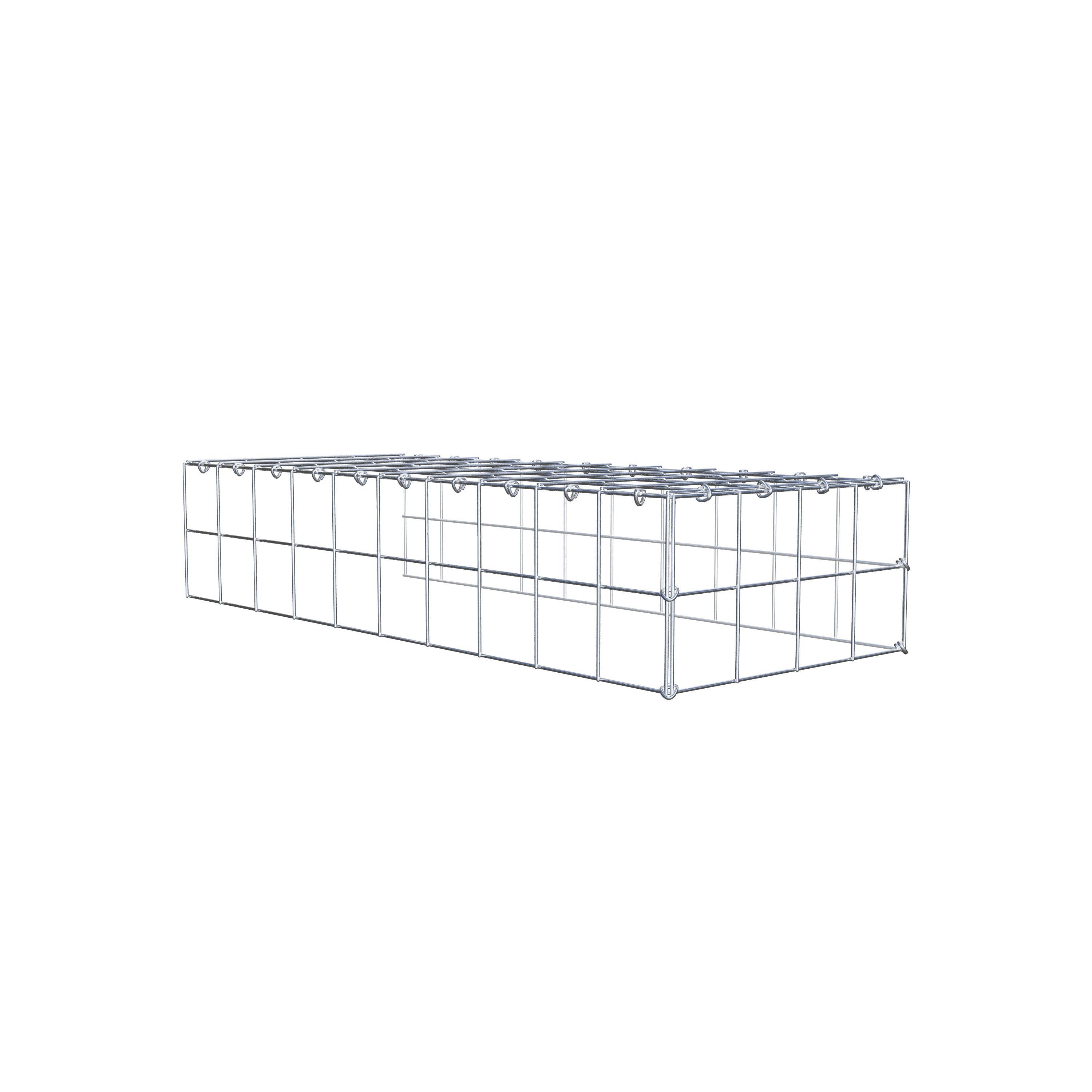 Pile aggiuntivo tipo 4 100 cm x 20 cm x 40 cm (L x H x P), maglia 10 cm x 10 cm, anello a C