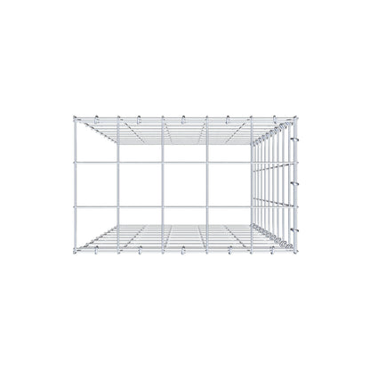Anbaugabione Typ 4 100 cm x 50 cm x 30 cm (L x H x T), Maschenweite 10 cm x 10 cm, C-Ring