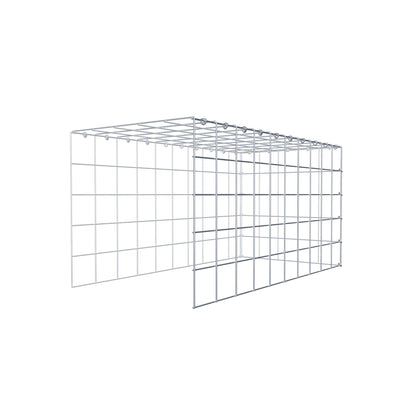 Gabião tipo 4 100 cm x 50 cm x 50 cm (C x A x P), malhagem 10 cm x 10 cm, anel C