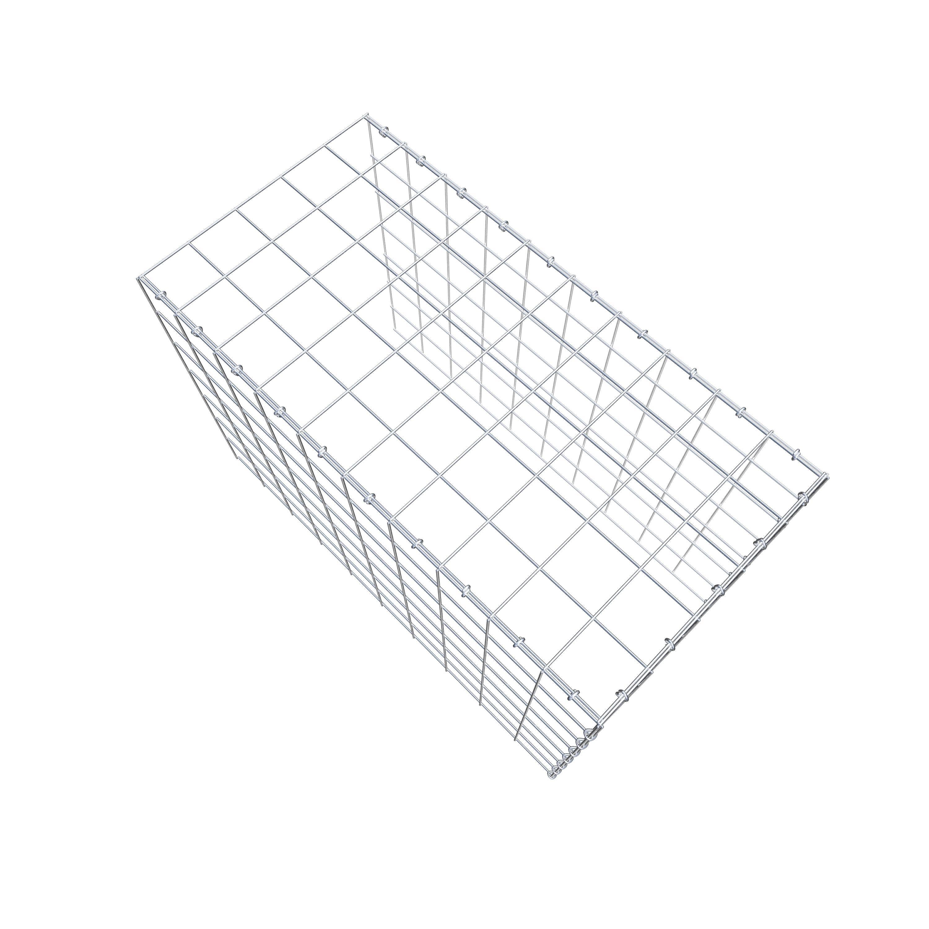 Anbaugabione Typ 4 100 cm x 70 cm x 50 cm (L x H x T), Maschenweite 10 cm x 10 cm, C-Ring