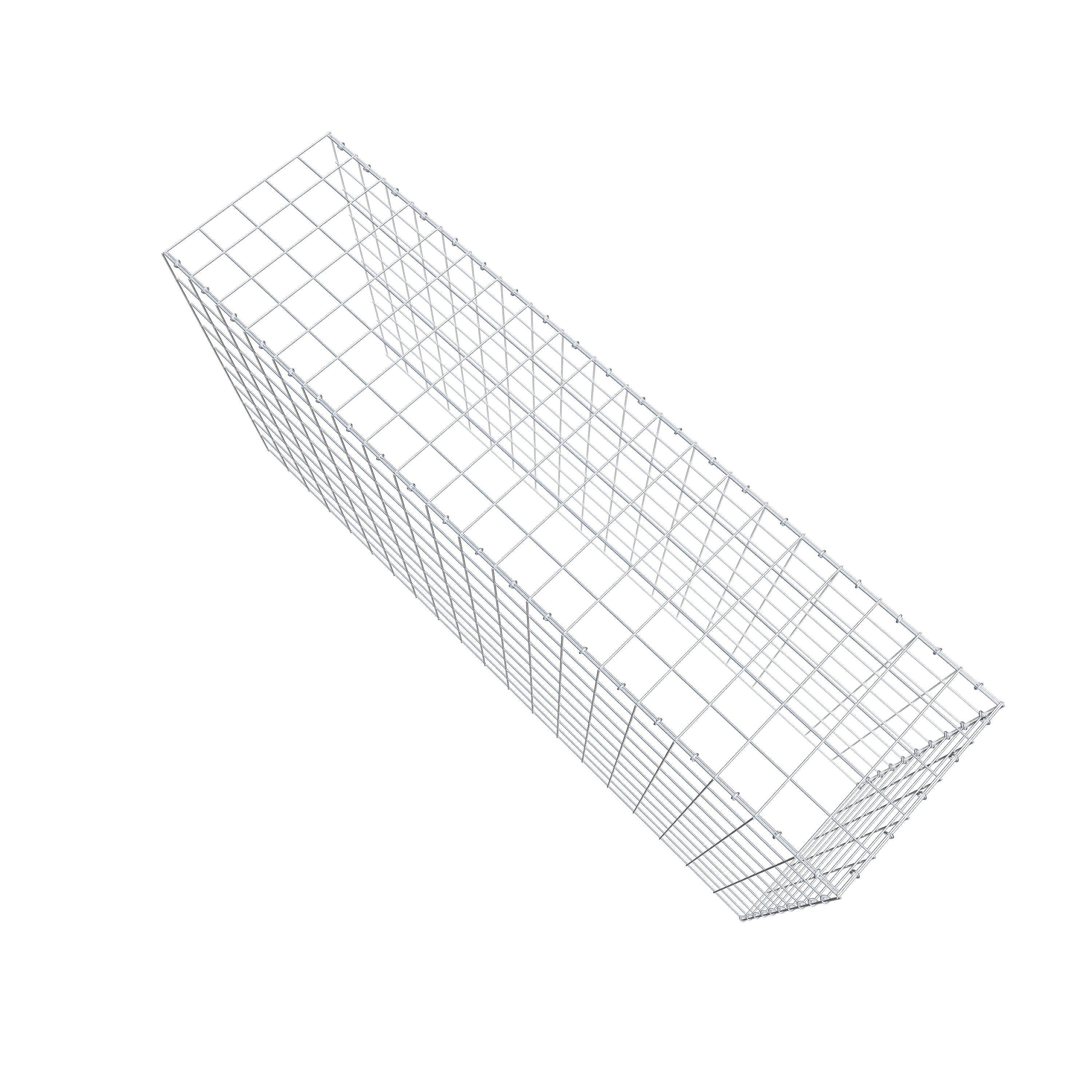 Gabião Tipo 4 200 cm x 100 cm x 50 cm (C x A x P), malhagem 10 cm x 10 cm, anel C