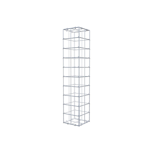 Gabion 100 cm x 20 cm x 20 cm (L x H x D), maskestørrelse 10 cm x 10 cm, C-ring