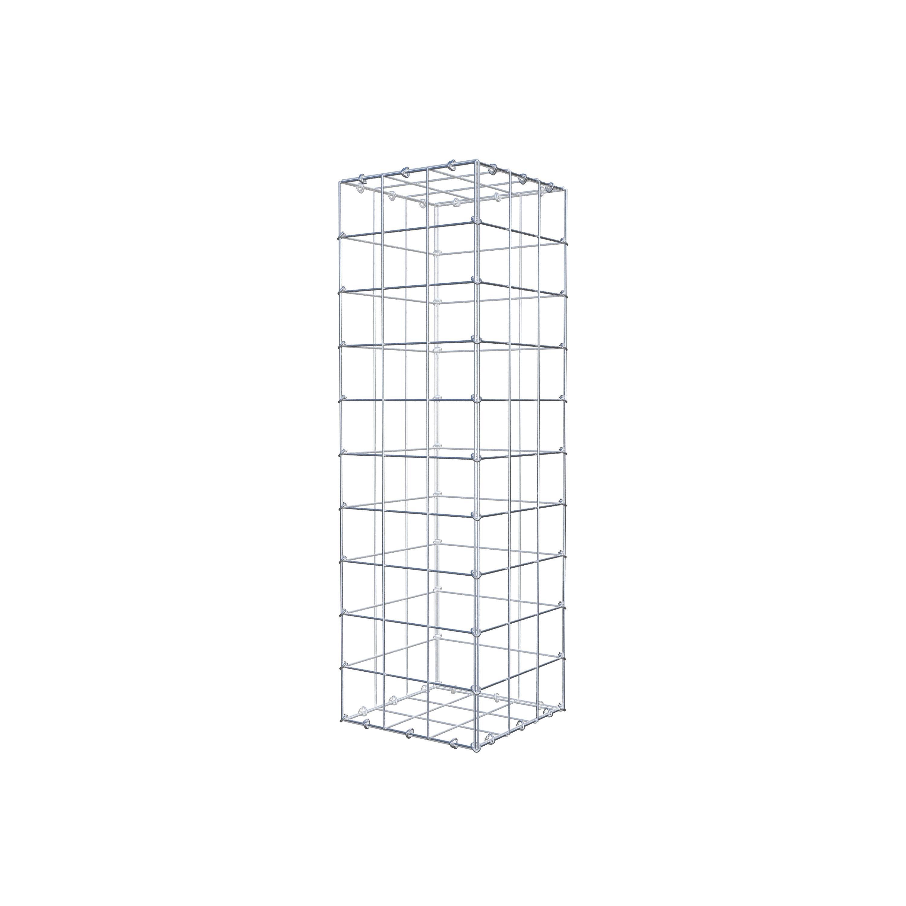 Gabion 100 cm x 30 cm x 30 cm (L x H x D), maskestørrelse 10 cm x 10 cm, C-ring