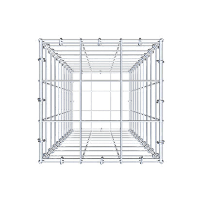 Gabione 100 cm x 30 cm x 30 cm (L x H x T), Maschenweite 10 cm x 10 cm, C-Ring