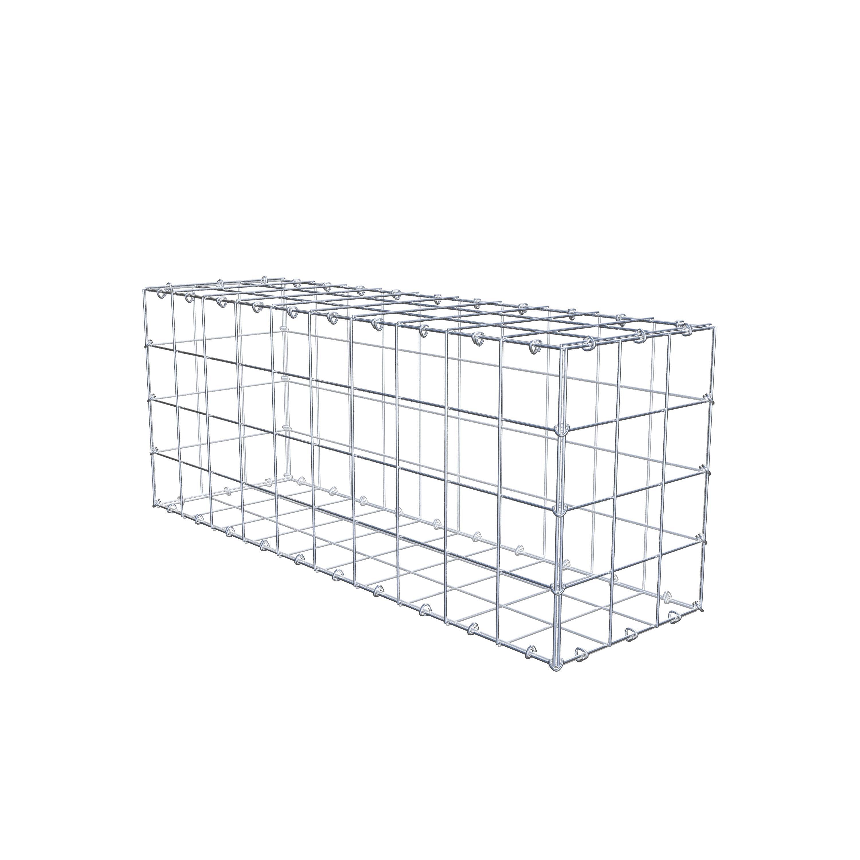 Gabion 100 cm x 40 cm x 30 cm (L x H x D), maskestørrelse 10 cm x 10 cm, C-ring