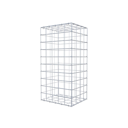 Gabion 100 cm x 40 cm x 50 cm (L x H x D), maskestørrelse 10 cm x 10 cm, C-ring
