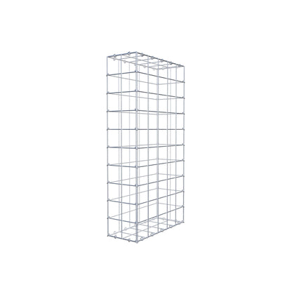 Gabion 100 cm x 50 cm x 20 cm (L x H x D), maskstorlek 10 cm x 10 cm, C-ring